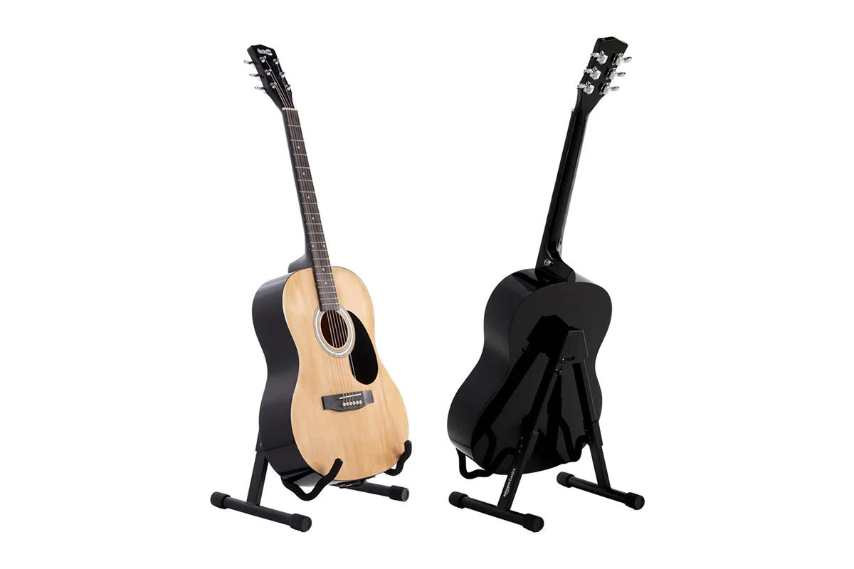 Folding A-Shape Guitar Stand - Lightweight, Adjustable, Portable - Image 4