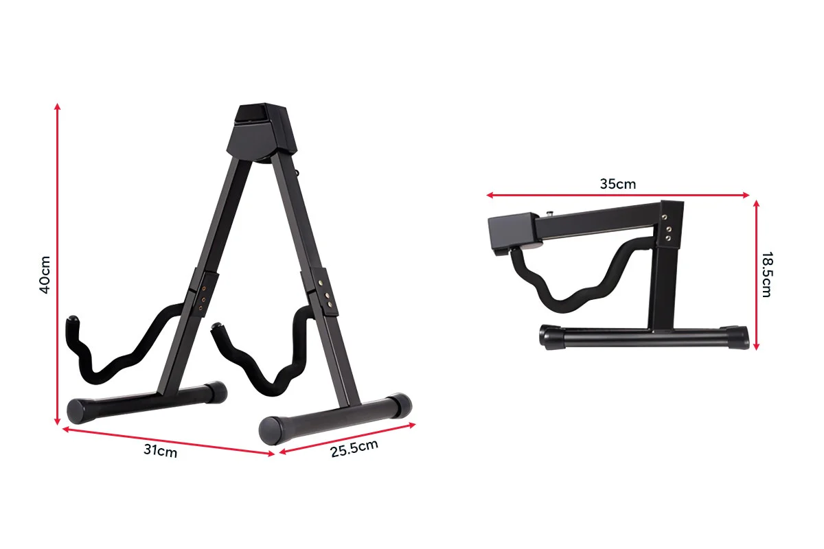 Folding A-Shape Guitar Stand - Lightweight, Adjustable, Portable - Image 9