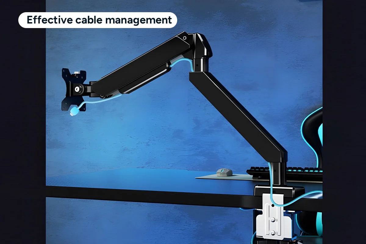 Kogan Heavy-Duty Gas Spring Monitor Arm for 17"-49" Screens - Image 6