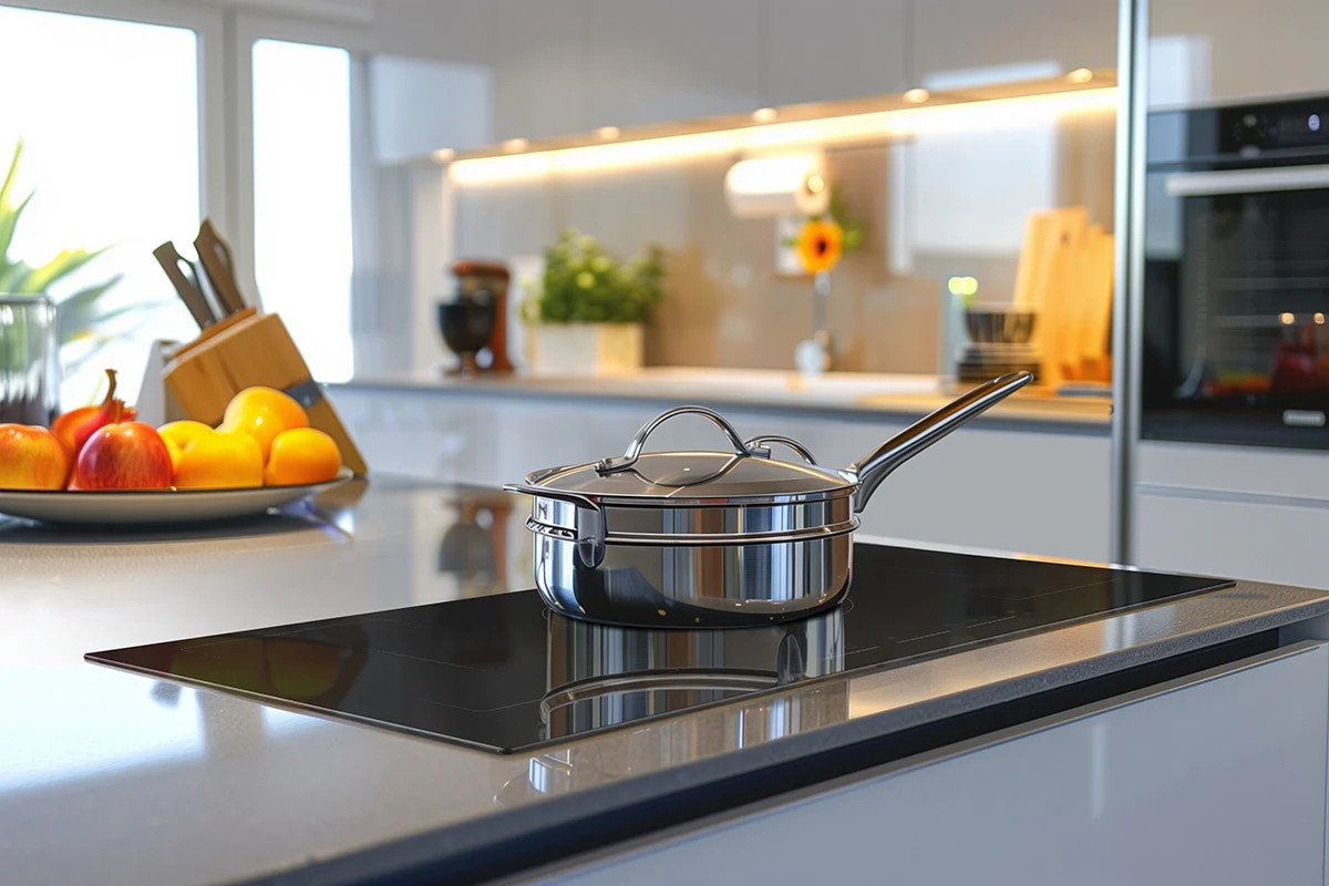 Kogan Induction Cooktop 90cm - 5 Zones, Touch Controls, Safe Cooking - Image 7