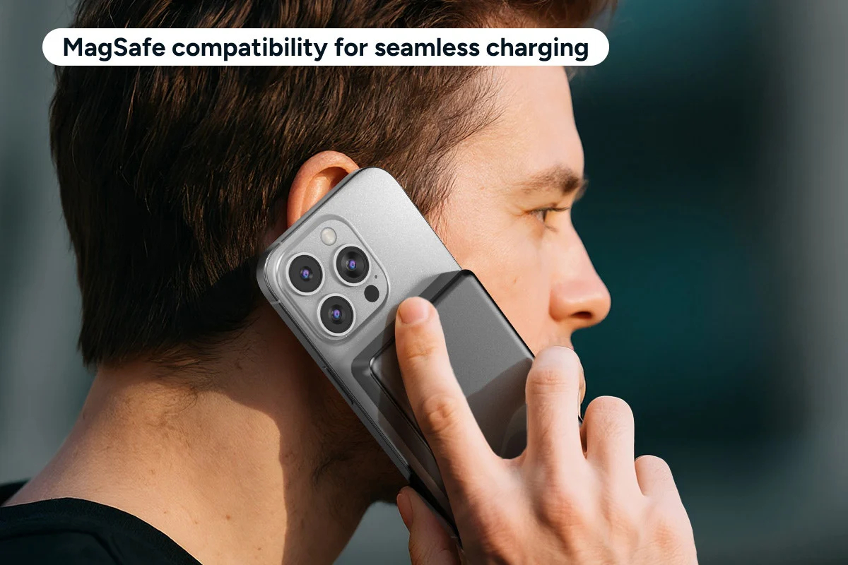 Kogan MagPulse 10000mAh Ultra Thin MagSafe Power Bank - Fast Charging - Image 4