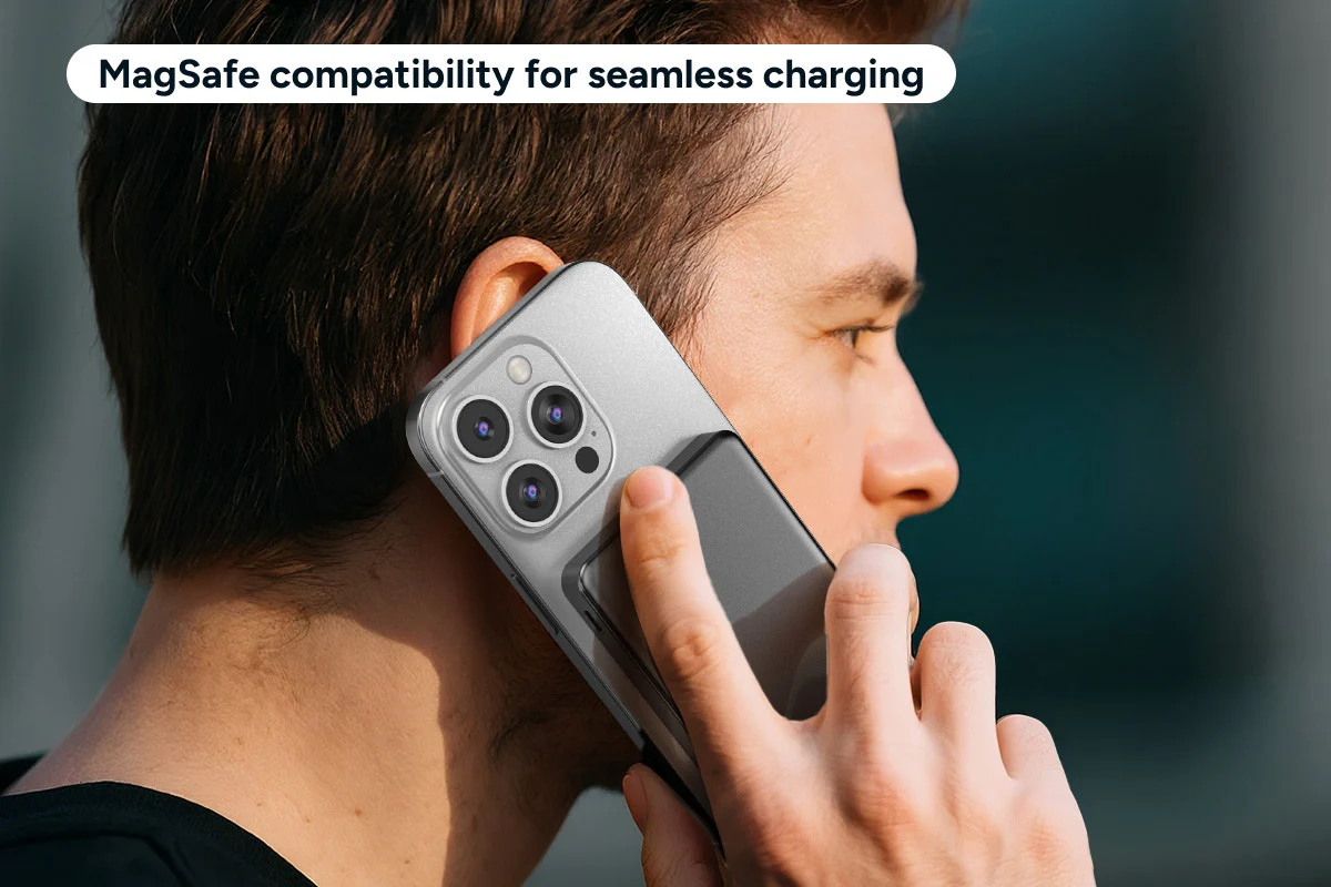 Kogan MagPulse 5000mAh Ultra Thin MagSafe Power Bank - Fast Charging - Image 4