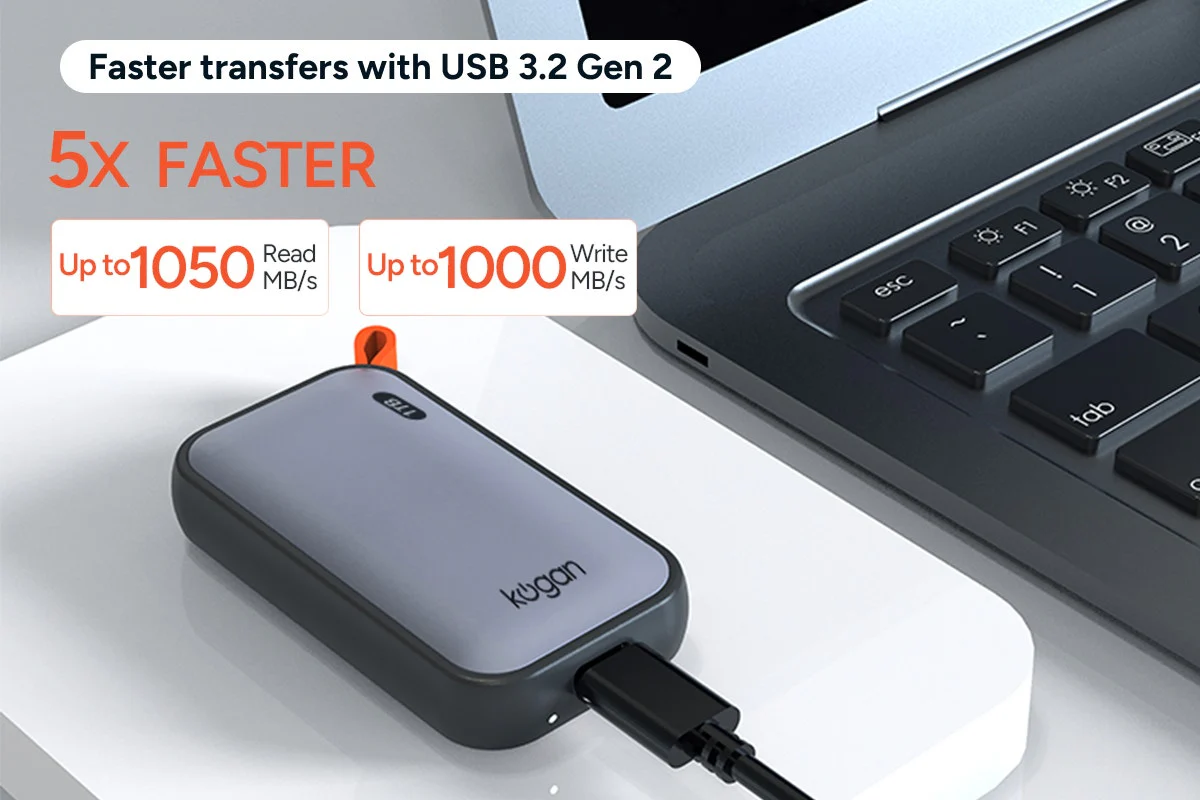 Kogan Portable 1TB SSD Drive - Fast USB 3.2 Storage for On-the-Go - Image 4