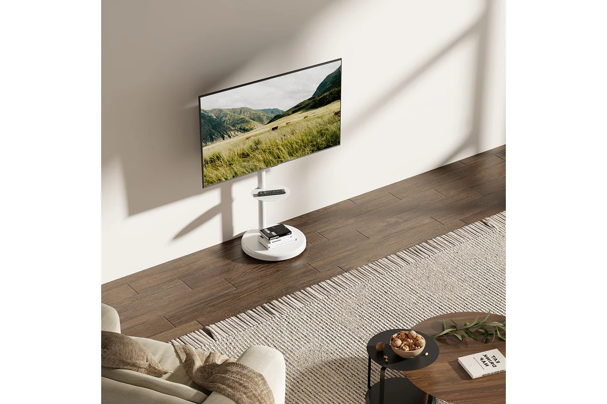 Kogan Portable TV Floor Stand for 37"-86" TVs - Adjustable & Mobile - Image 5