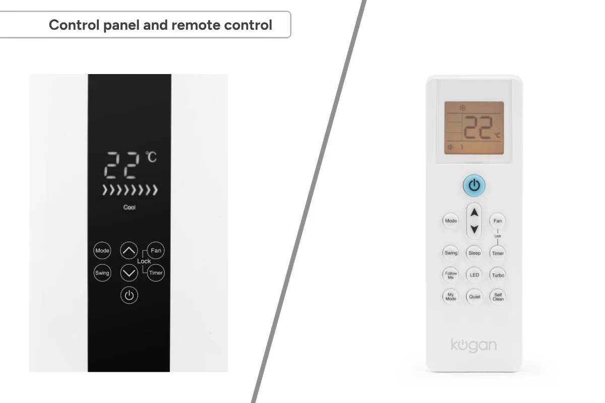 Kogan SmarterHome™ 3.0kW Inverter Vertical Window AC - Cool & Heat - Image 8