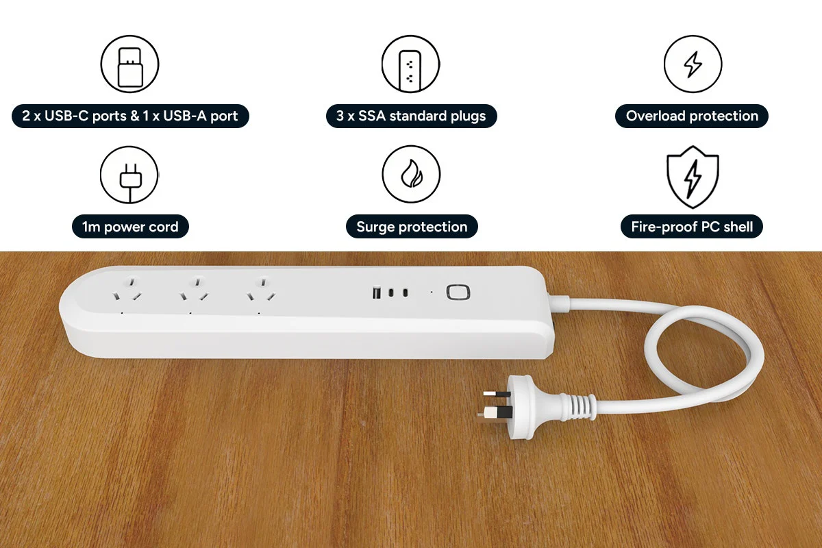 Kogan SmarterHome™ 30W PD Smart Power Board with Energy Monitoring - Image 5