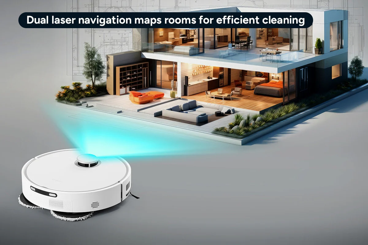 Kogan SmarterHome LX20 Pro Robot Vacuum & Mop with Self-Cleaning - Image 6