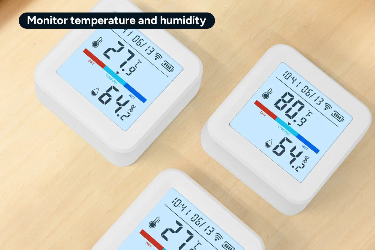 Kogan SmarterHome™ Smart Temperature & Humidity Sensor for Home Comfort - Image 5