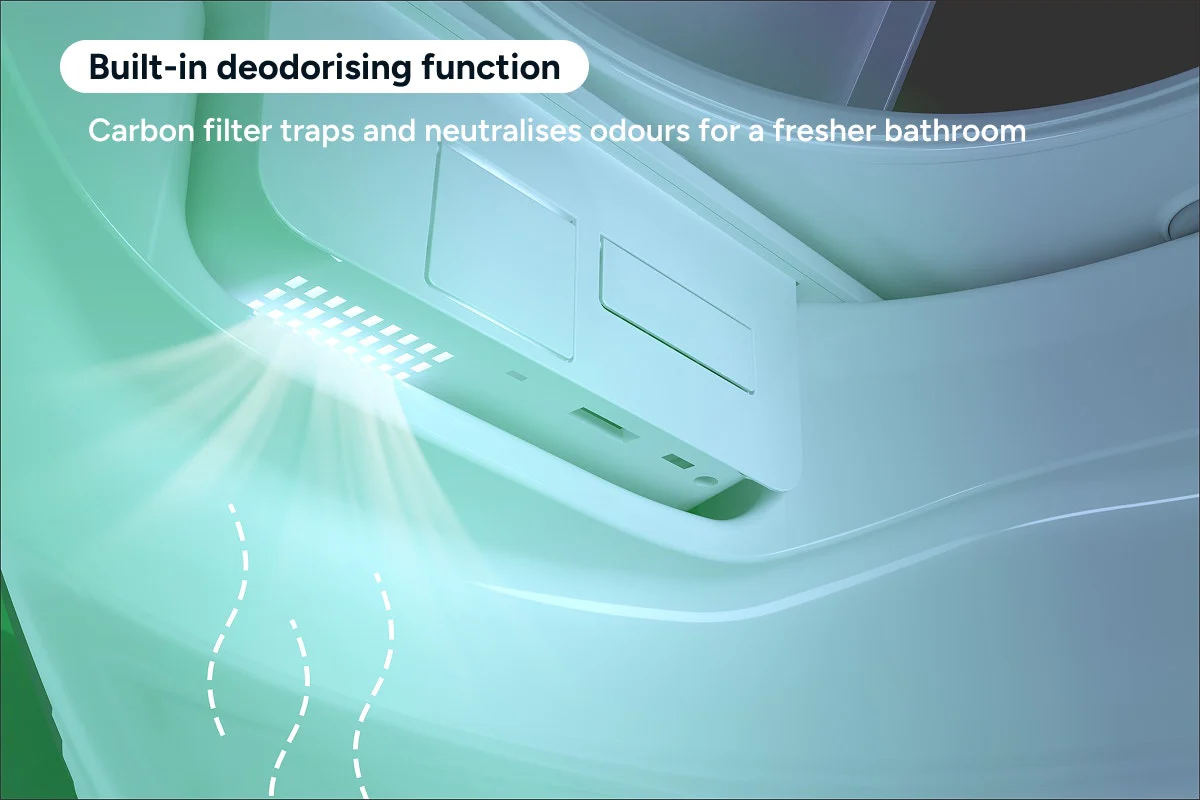 Kogan Ultra-Slim Auto-Open Wash & Dry Bidet with Dual Nozzle - Image 7