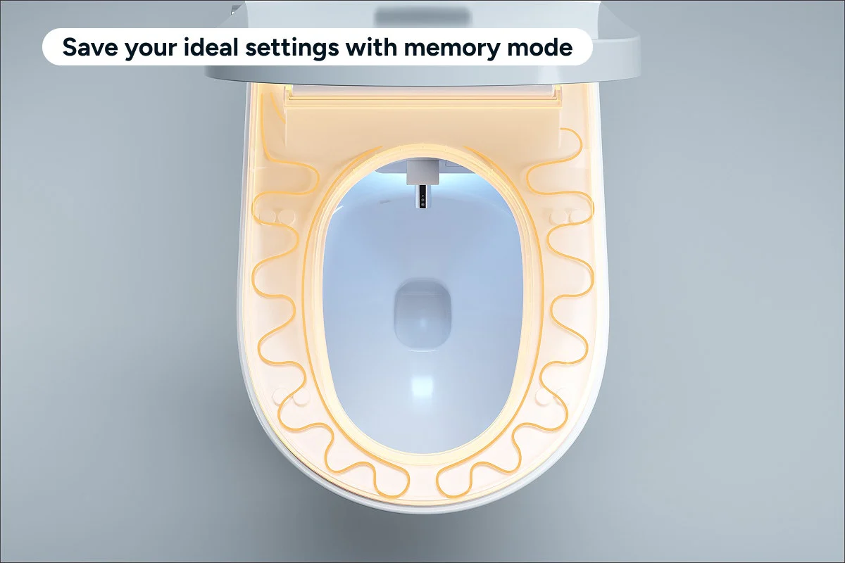 Kogan Ultra-Slim Auto-Open Wash & Dry Bidet with Dual Nozzle - Image 9