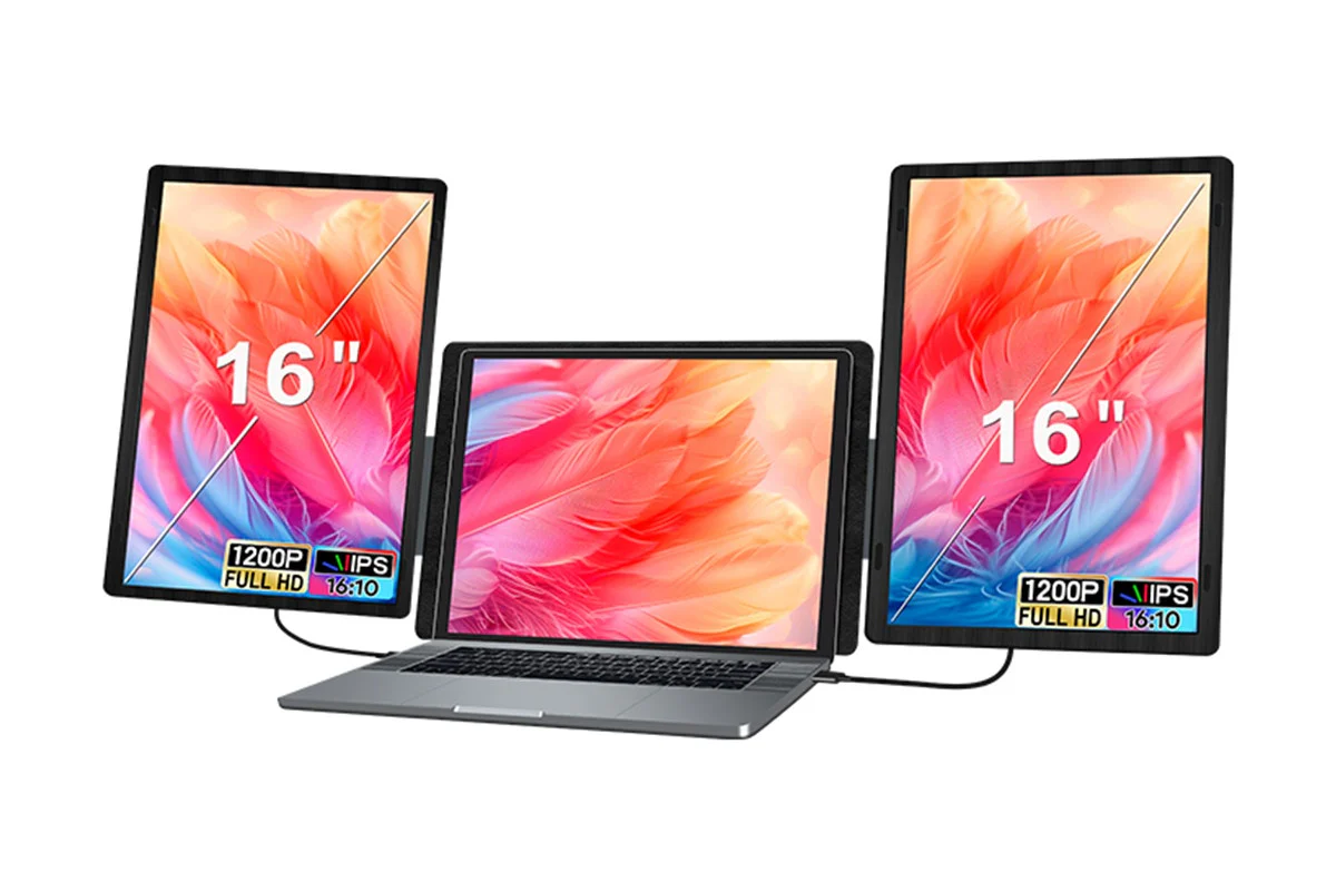 Kogan XPRESSO 16" Detachable Dual Screen USB-C Portable Monitors - Image 11