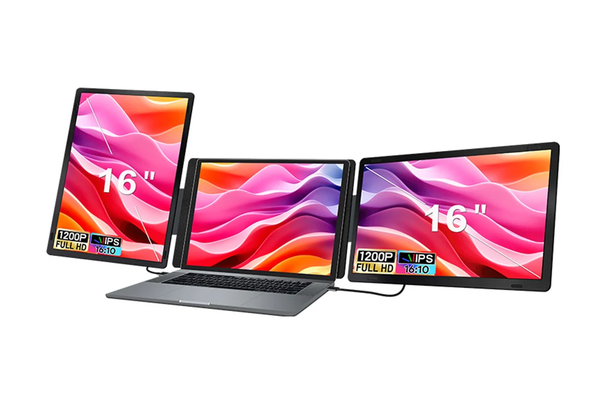 Kogan XPRESSO 16" Detachable Dual Screen USB-C Portable Monitors - Image 7