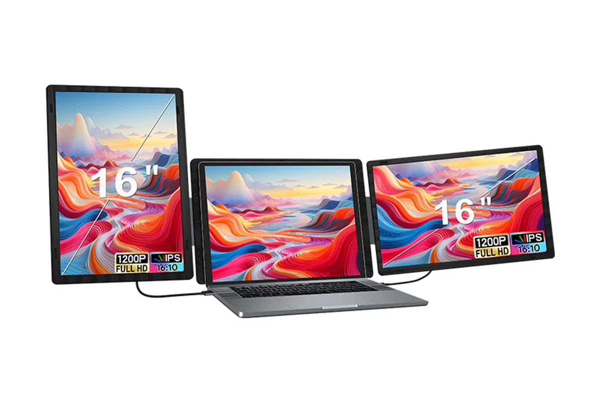 Kogan XPRESSO 16" Detachable Dual Screen USB-C Portable Monitors - Image 9