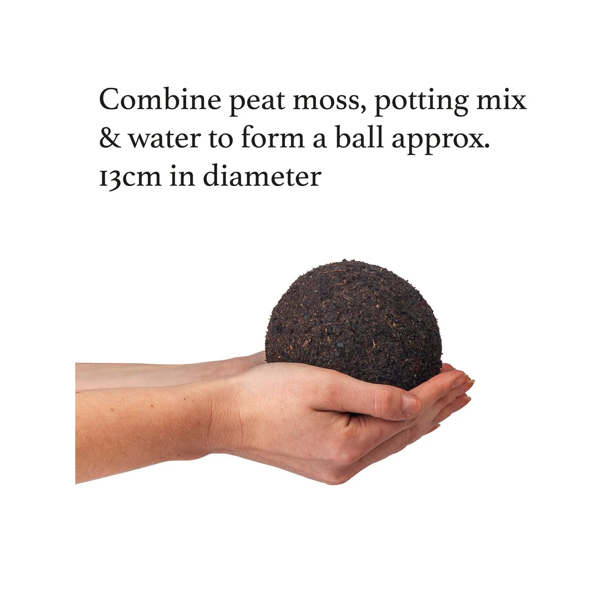 Kokedama Kit - 150mm - Ceramic - Unique Plant Display - Image 3