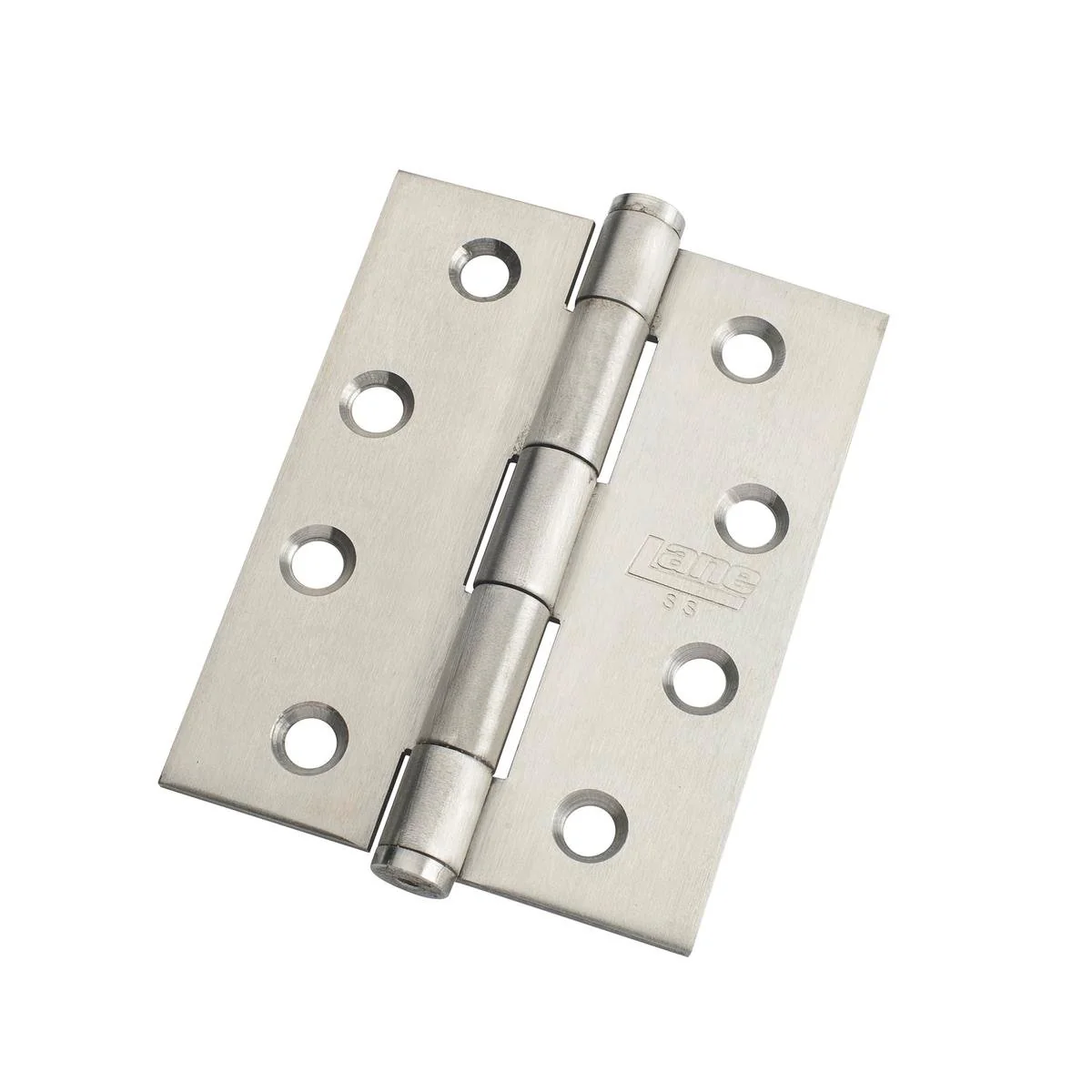 Lane Satin Stainless Steel Butt Hinge 100 x 75 x 2 5mm Smooth Action