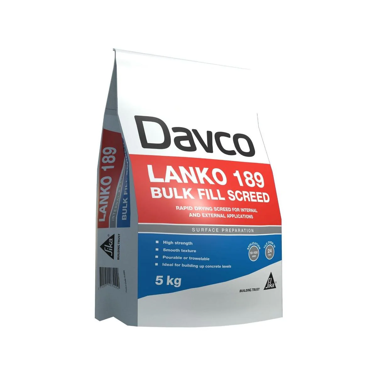 Lanko 5kg Bulk Fill Screed - Cement Based - Rapid Setting - High Strength