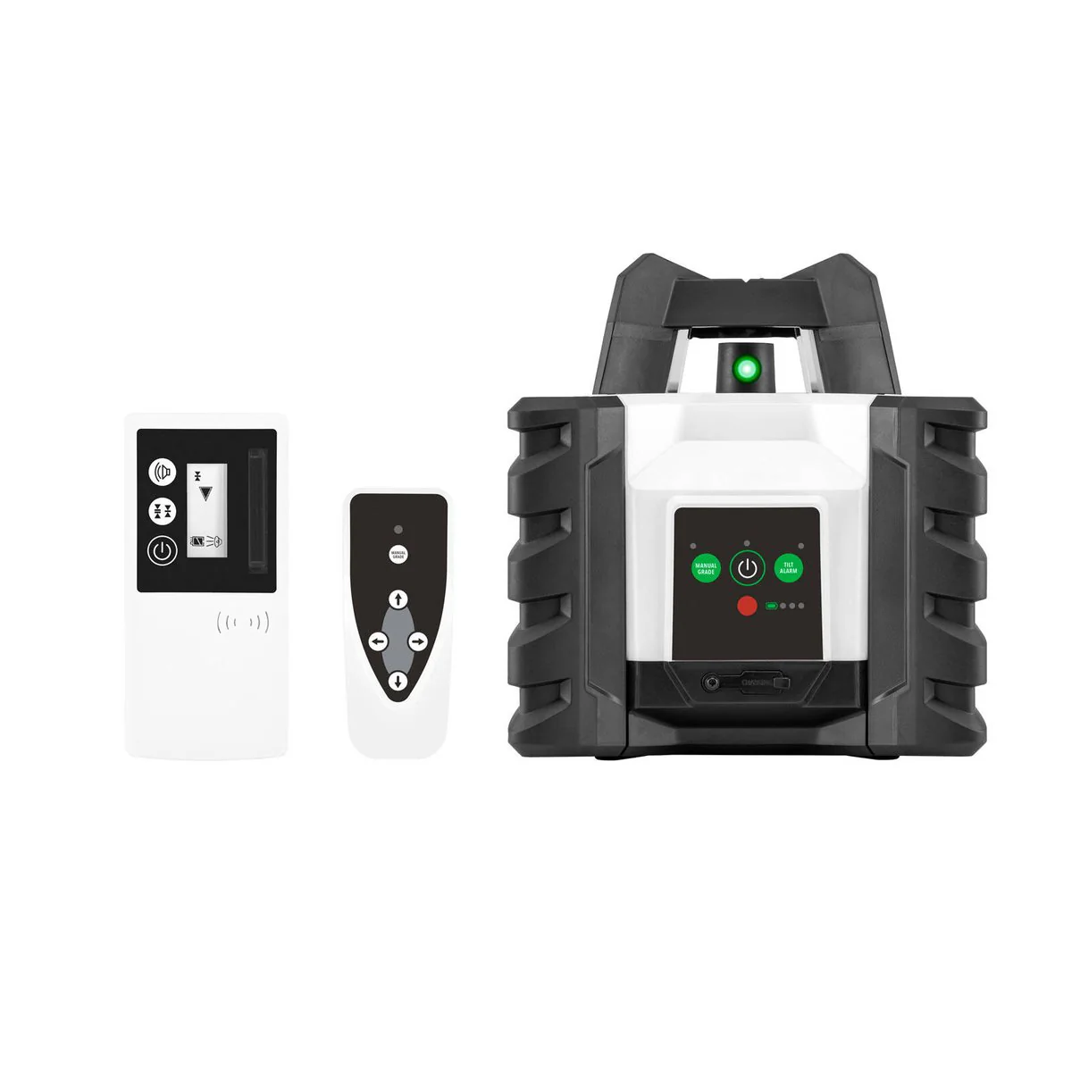 Lasertec hv2g Mk Ii Rotary Laser Level - 360-Degree Self-Leveling - Yellow/Black
