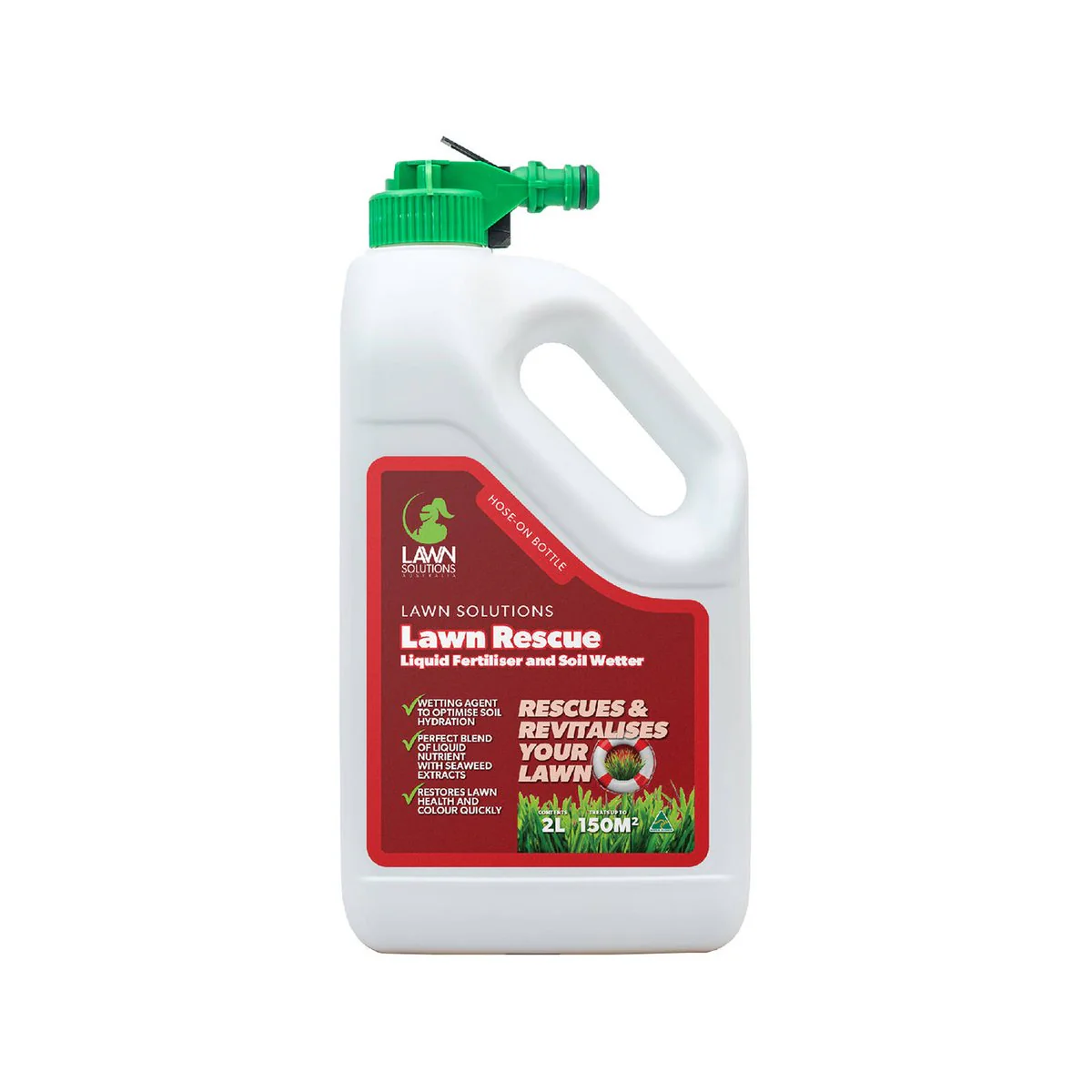 Lawn Solutions Australia Lawn Rescue - 2L RTU - Revitalises All Lawn Types