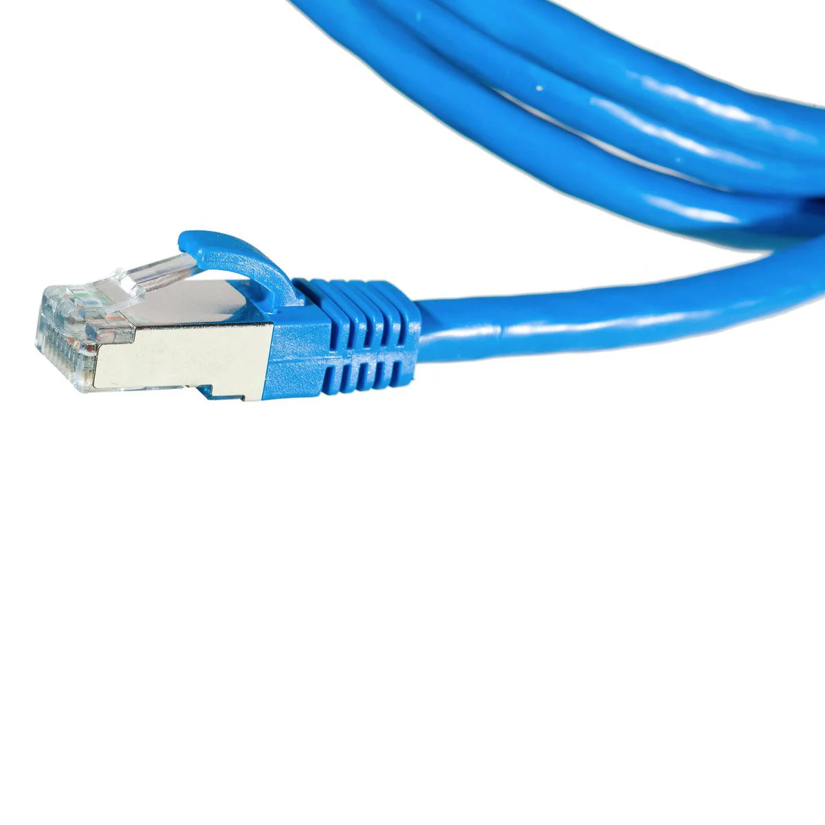 Legrand 2m Cat6A RJ45 S/FTP Patch Lead - Blue - High-Speed Network Connectivity - Image 2