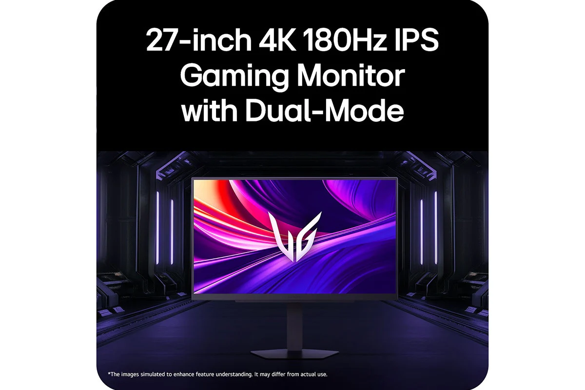 LG 27" UltraGear 4K UHD 180Hz G-Sync Gaming Monitor - 1ms Response Time - Image 5