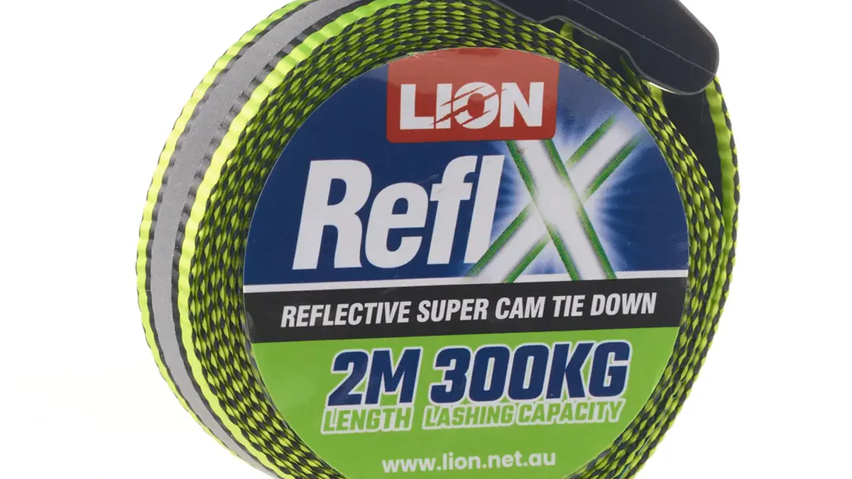 Lion Reflx Super Cam Tie Down - 2m - Polyester - Reflective Webbing - Image 5