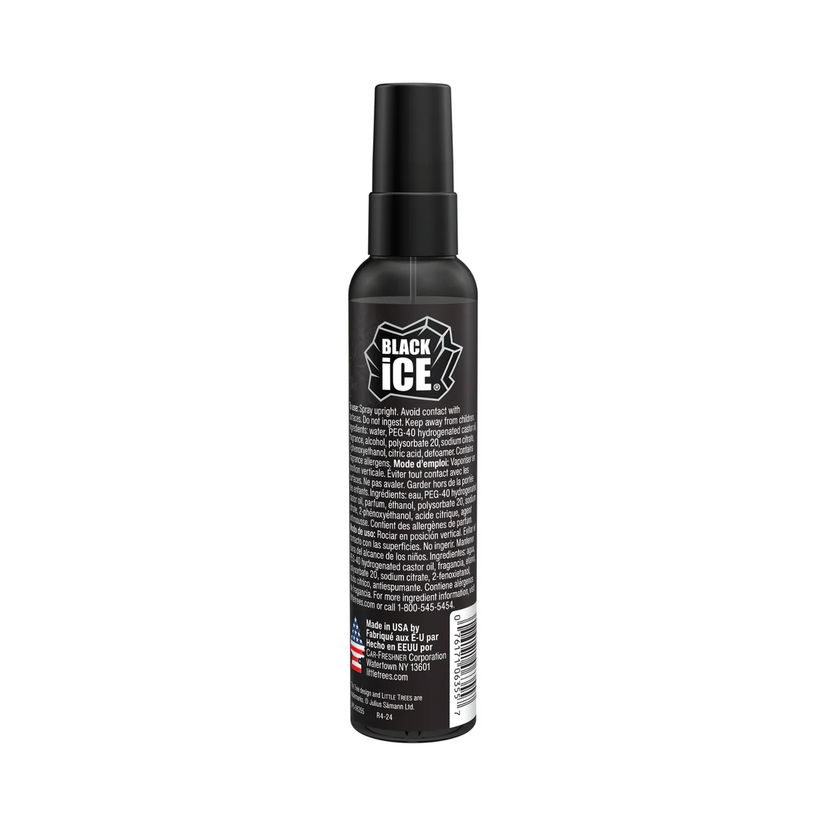 Little Trees Black Ice Air Freshener Pump Spray - 103ml - Long-Lasting Scent - Image 2