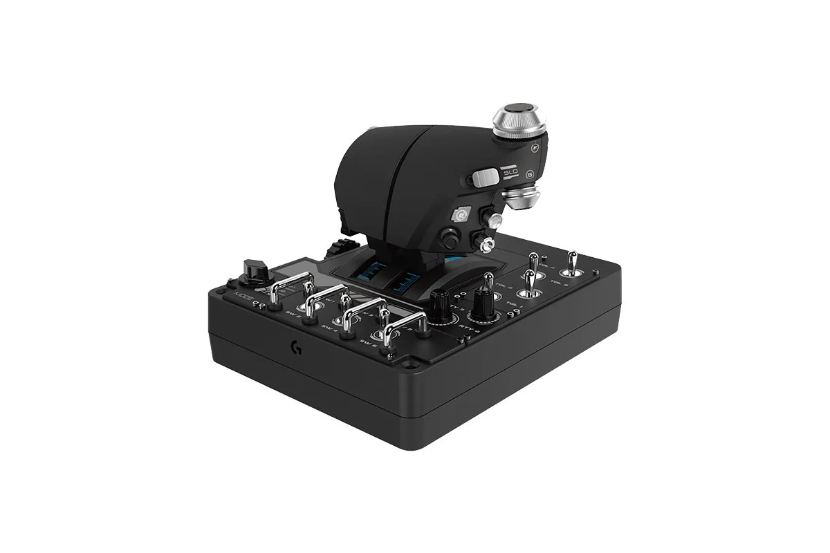 Logitech G Pro Flight X56 Rhino HOTAS Controller with RGB Lighting - Image 5