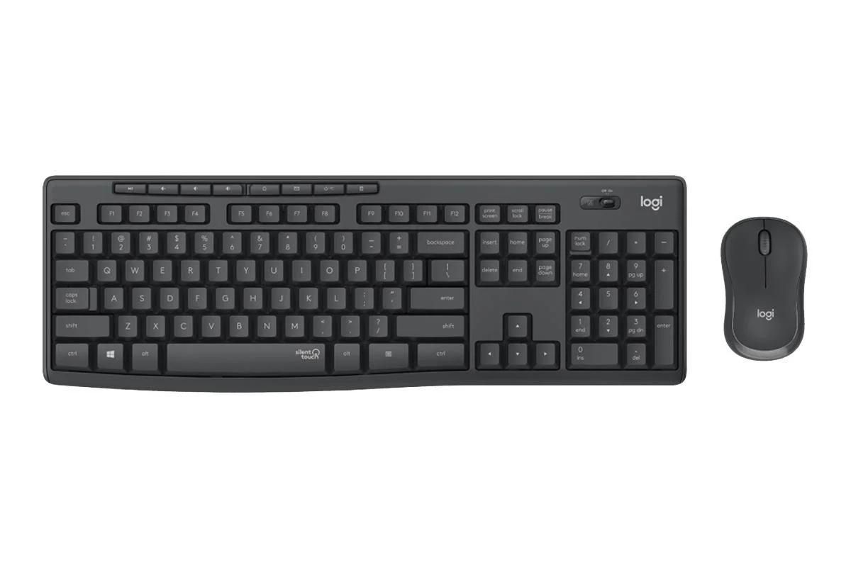 Logitech MK295 Silent Wireless Keyboard and Mouse Combo, Durable Design