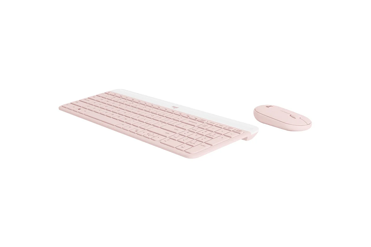 Logitech MK470 Slim Wireless Keyboard & Mouse Combo - Rose - Image 3