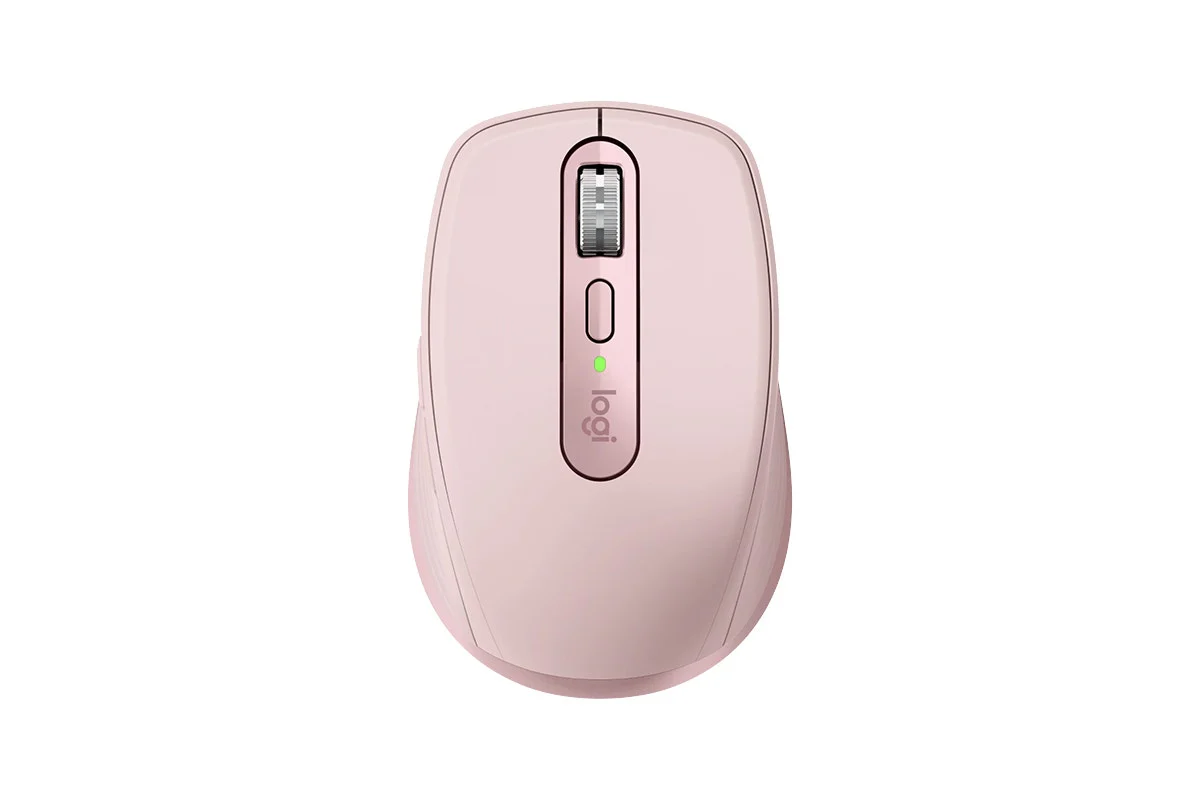 Logitech MX Anywhere 3S Wireless Mouse - Rose, Silent Clicks, Multi-Device