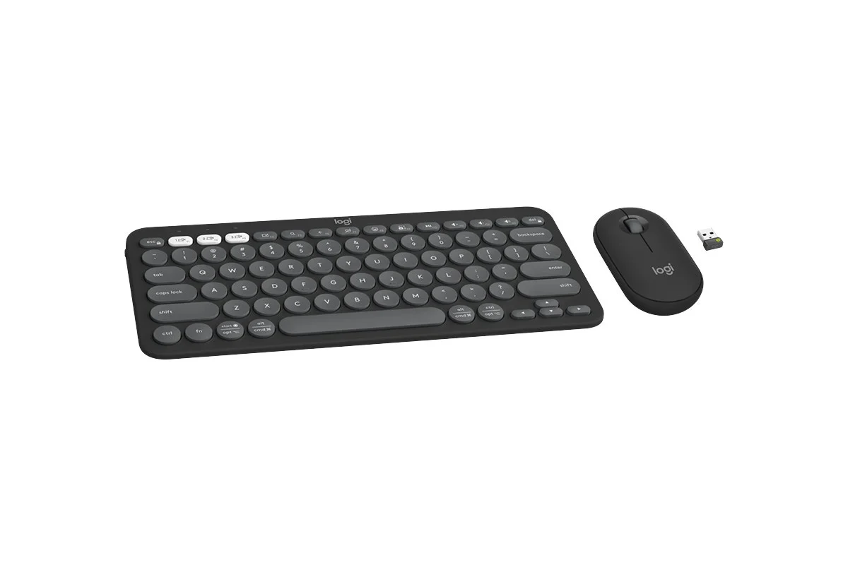 Logitech Pebble 2 Wireless Keyboard & Mouse Combo - Graphite Design - Image 2