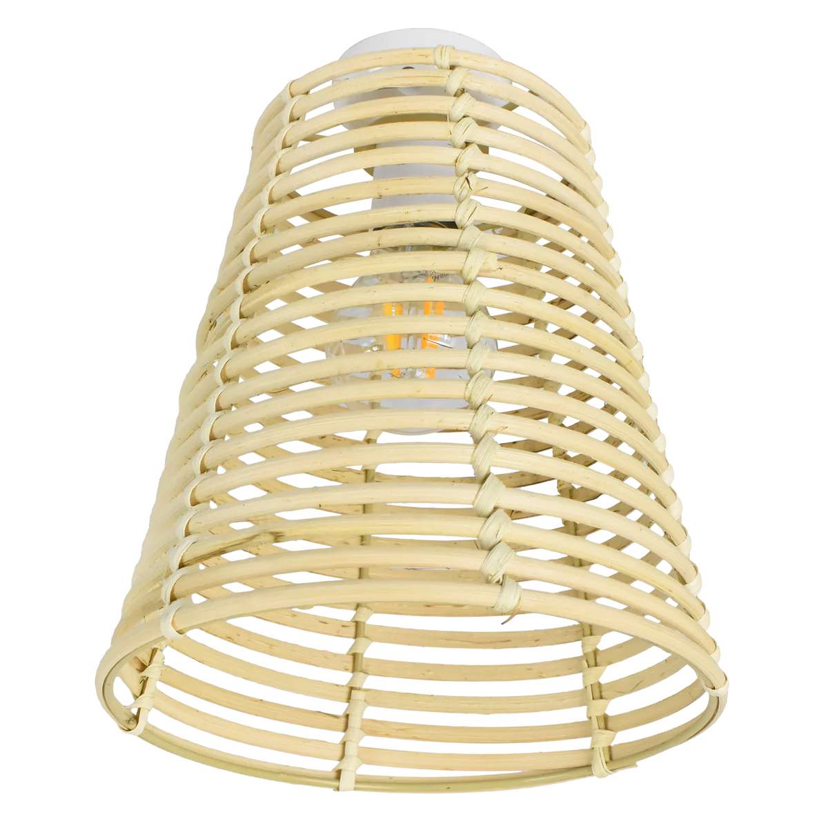 Luce Bella Rattan Woven Batten Fix - 200mm - Rattan - Indoor Use