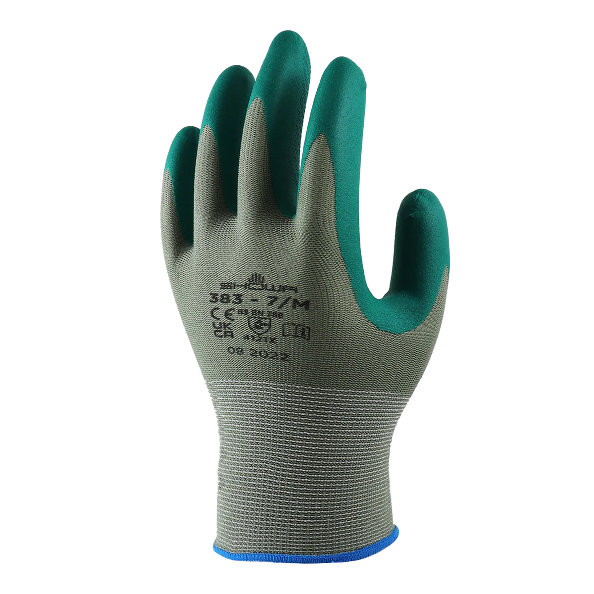 Lynn River Showa 383 Nitrile Garden Gloves Large - Green - Biodegradable - Comfortable