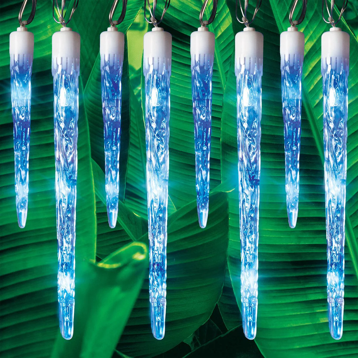 Lytworx Blue Solar Giant Icicle Lights 24 Pack - 6.9m - 72 LEDs - Outdoor - Image 2