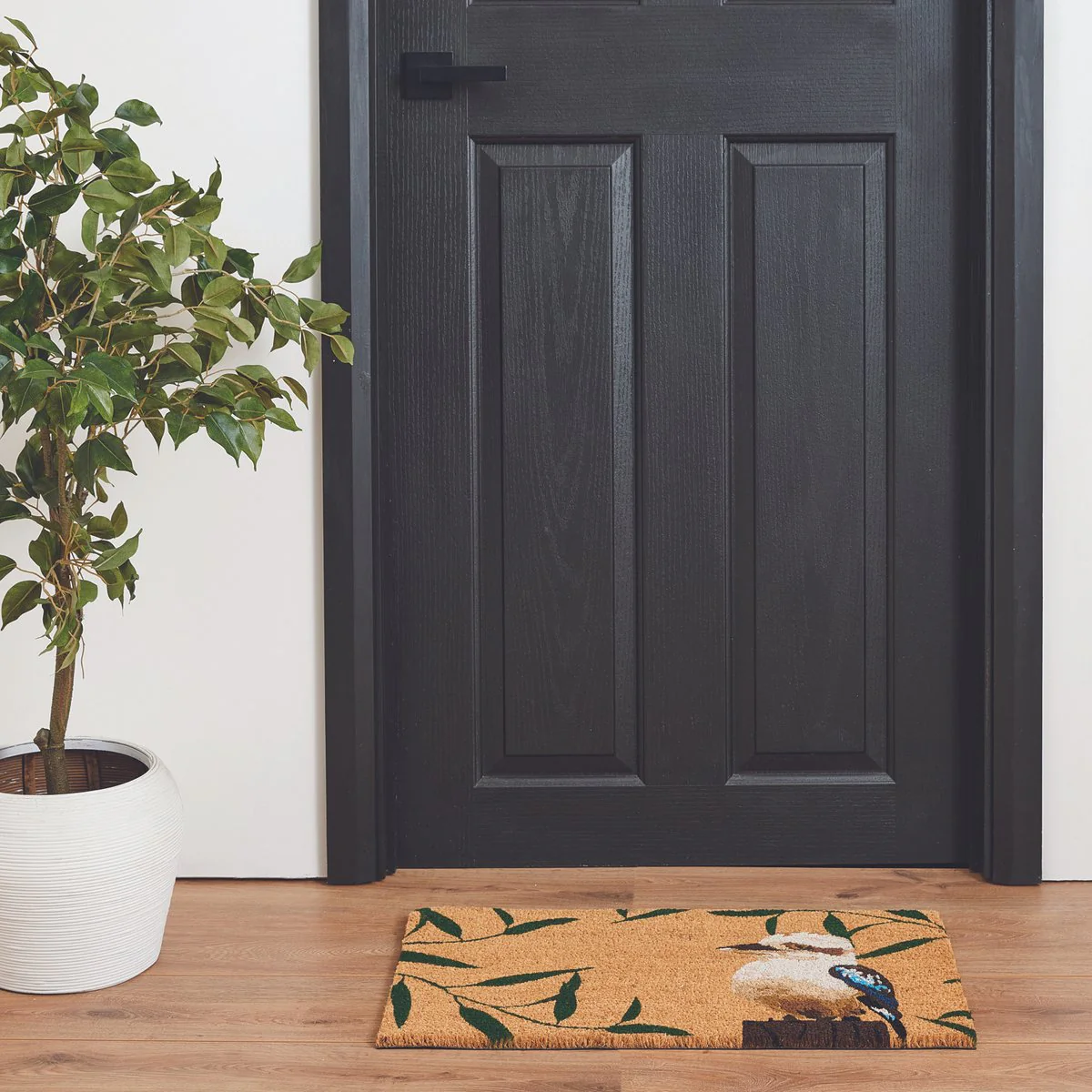 Madras Link Kookaburra Coir Door Mat 40 x 70cm - Natural - Durable, Nonslip - Image 2