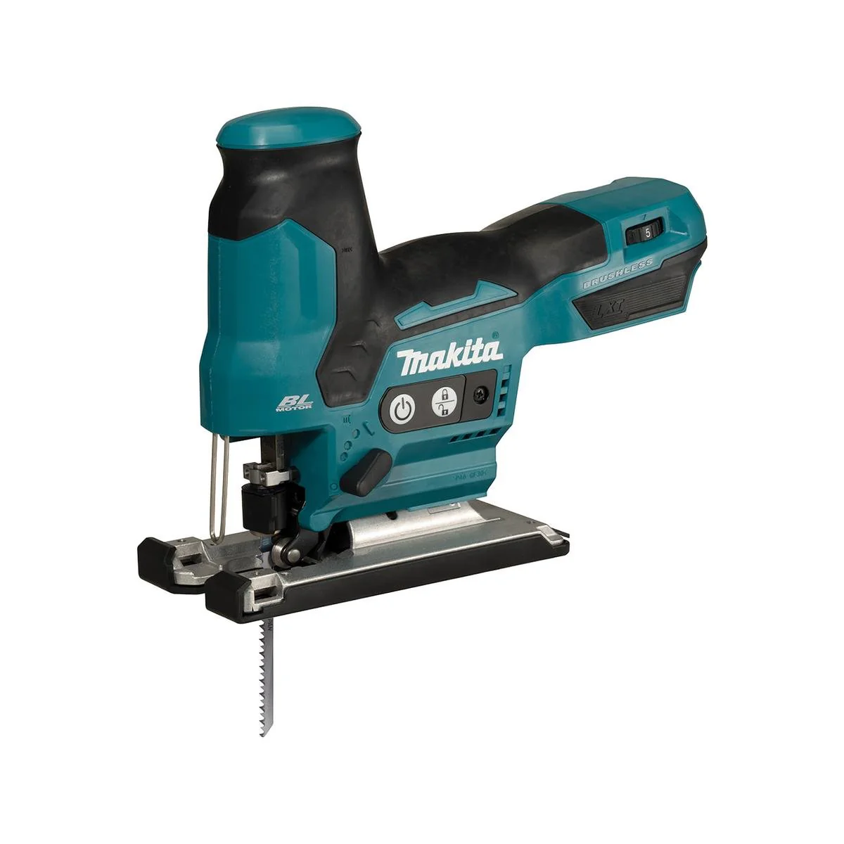Makita 18V Brushless Compact Barrel Handle Jigsaw DJV185Z - 290mm x 95mm x 235mm - Efficient Cutting