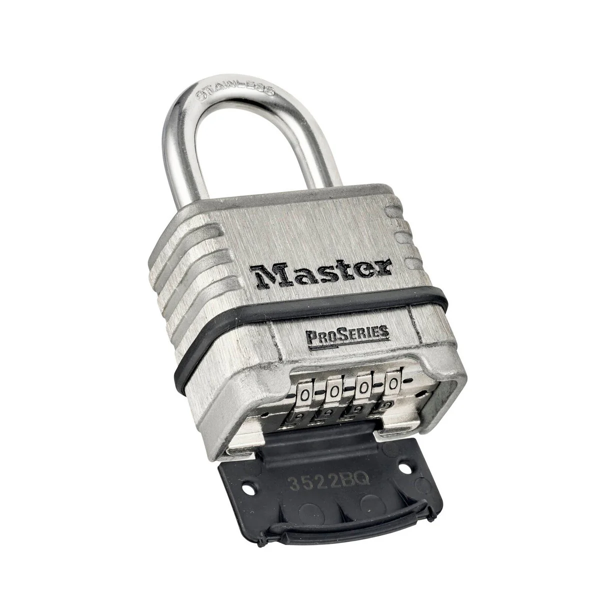 Master Lock Combination Padlock - 57mm - Stainless Steel - Resettable