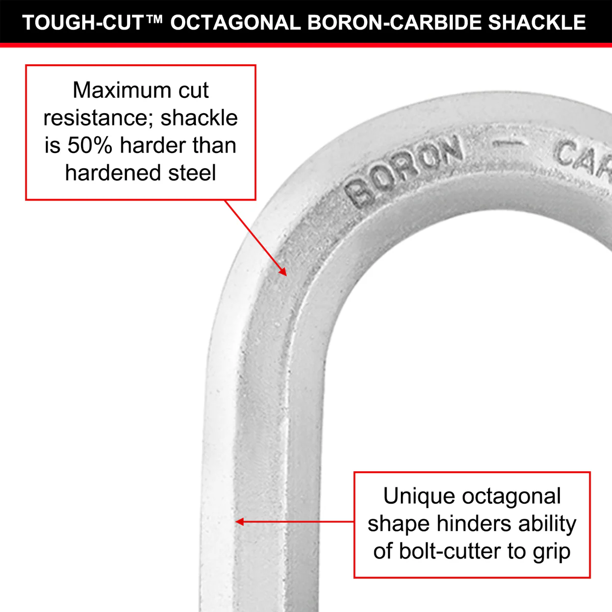 Master Lock Padlock - 45mm - Boron Carbide - Maximum Security 4 Pack - Image 3