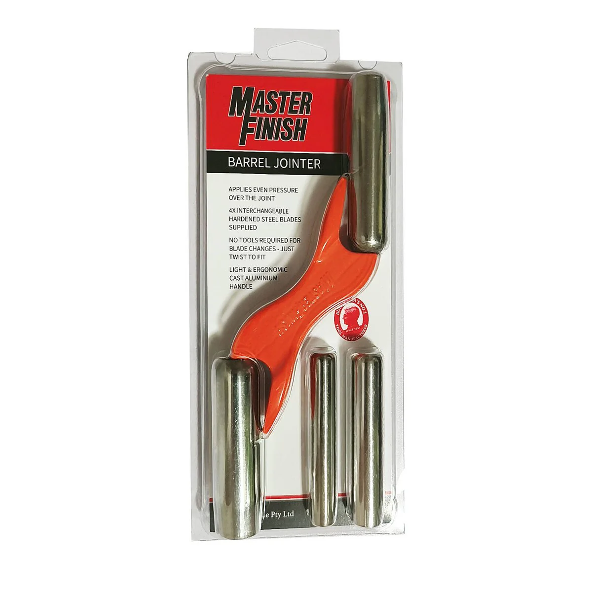 Masterfinish Barrel Jointer Set - 4 Sizes 13mm 16mm 19mm 22mm - Durable Aluminium - Image 2