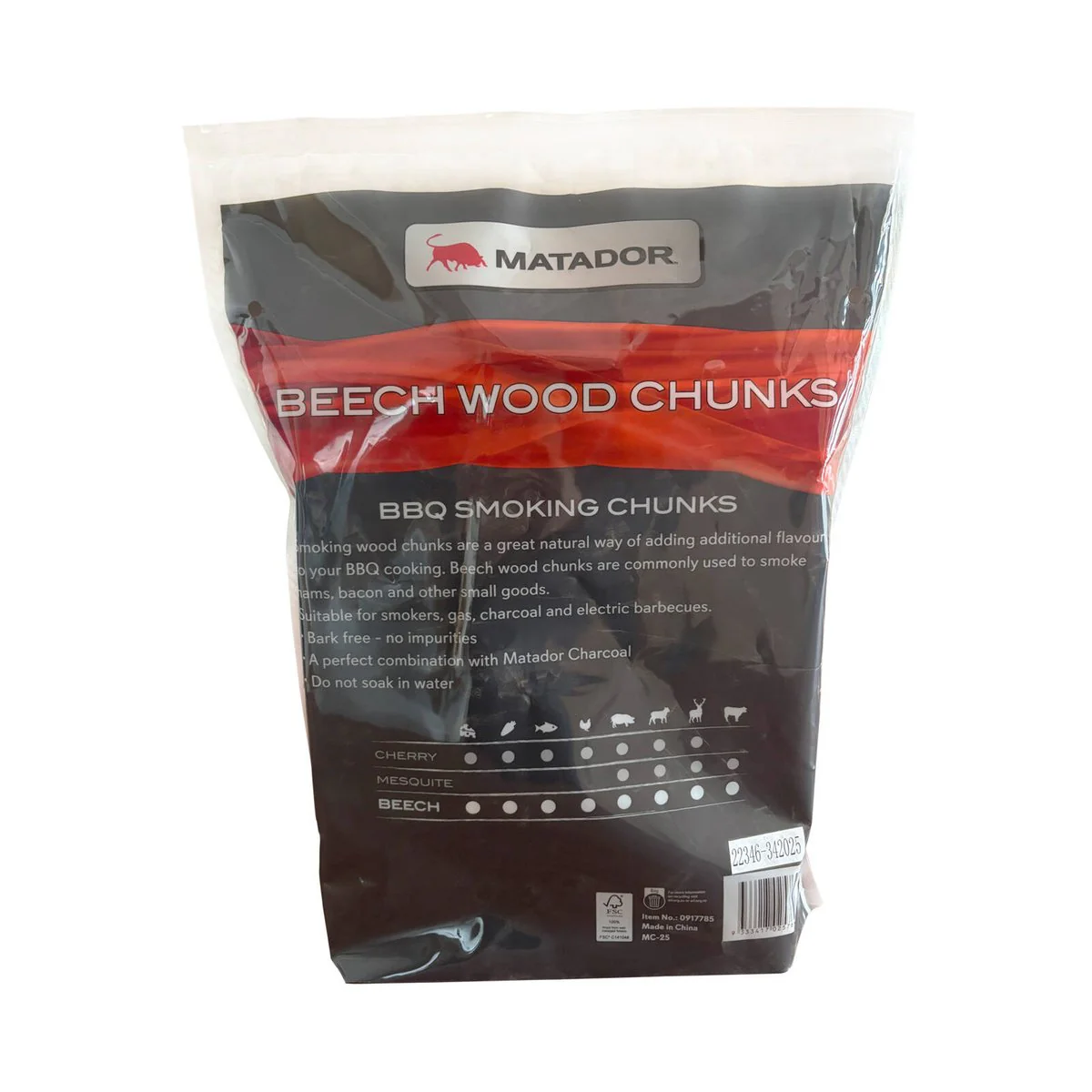 Matador Beech Wood Smoking Chunks - 3kg - Natural - Sweet Nutty Flavor - Image 2