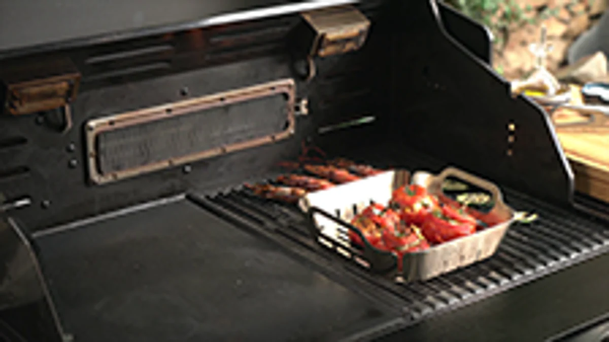 Matador Small BBQ Grill Basket - Stainless Steel - 230mm x 240mm - Easy Clean - Image 3