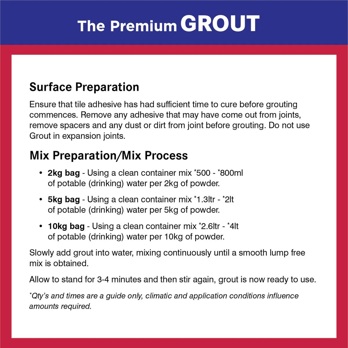 Maxisil 2kg Light Grey Grout - Cement-Based - Hydrophobic - 1mm to 15mm Joint Size - Image 2