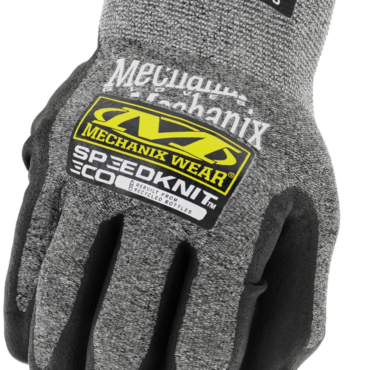 Mechanix Wear Eco Speedknit Gloves Large - High Dexterity - Touchscreen Capable - Foam Nitrile Grip
