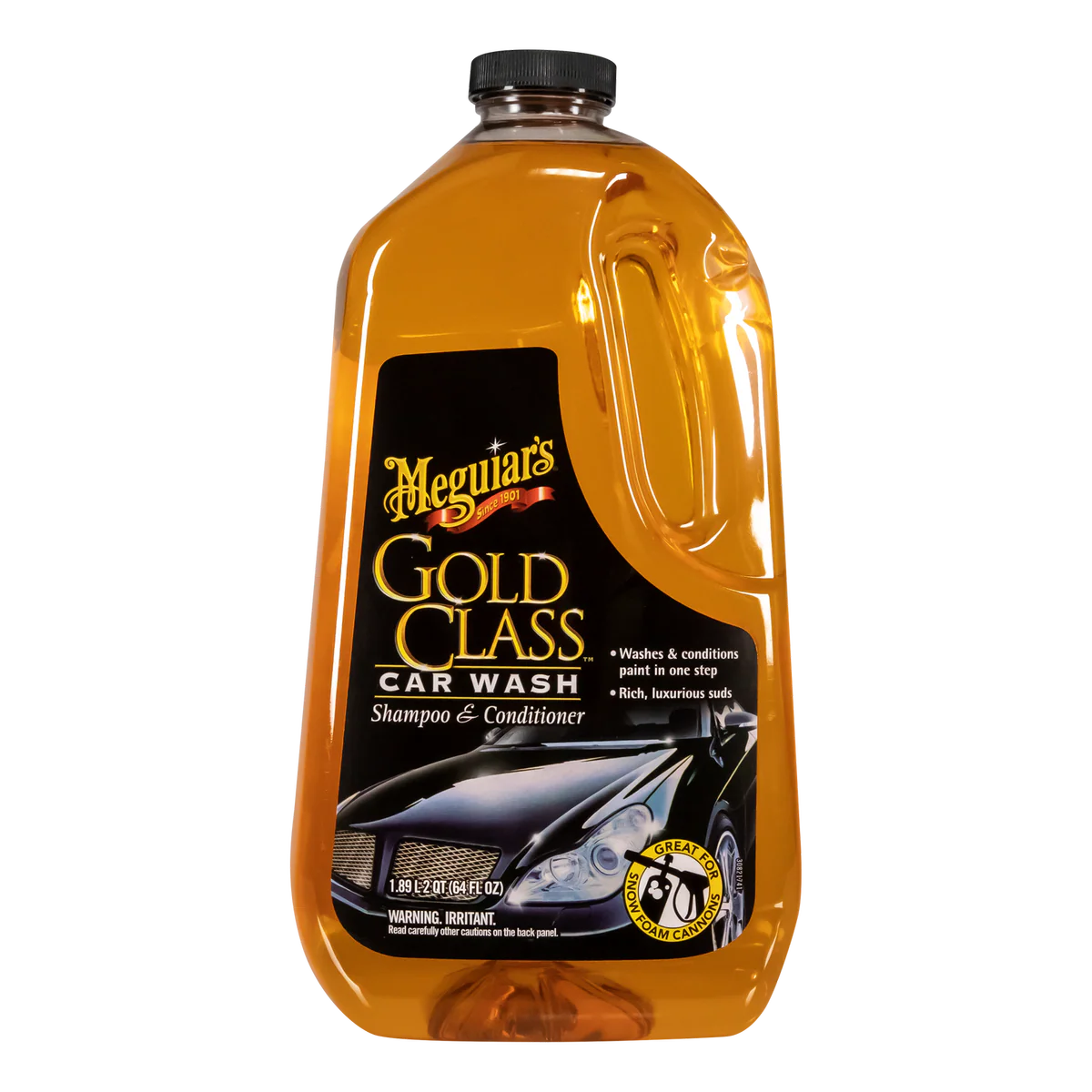 Meguiar's Gold Class Car Wash Shampoo - 1.89L - Cleans & Conditions Paint
