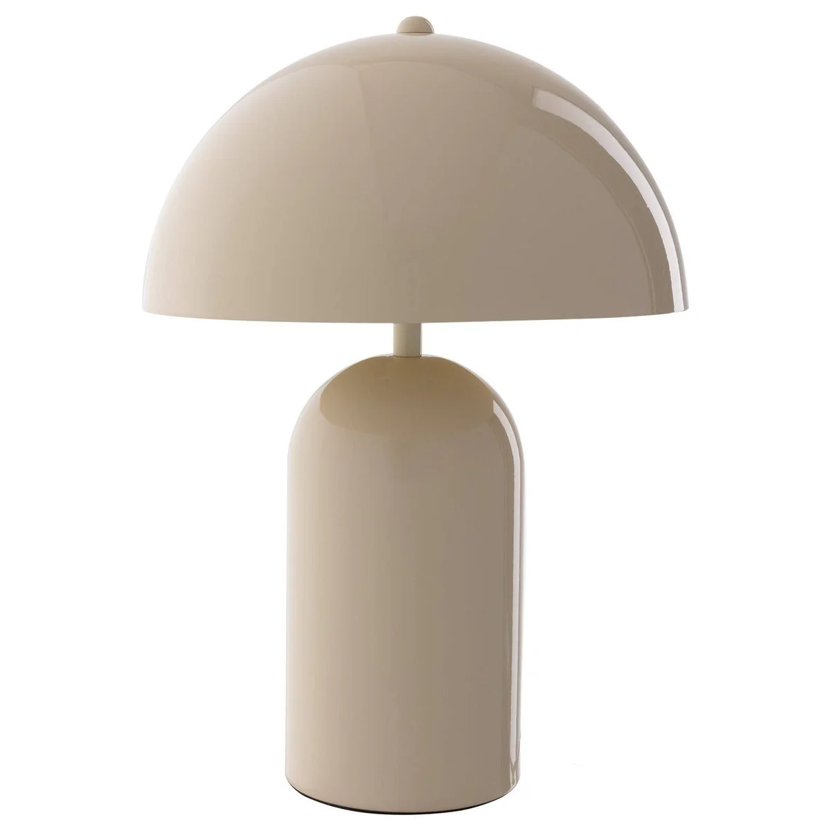 Mercator Cream Stella Table Lamp - 250mm x 360mm - High Gloss Metal Finish - Image 2