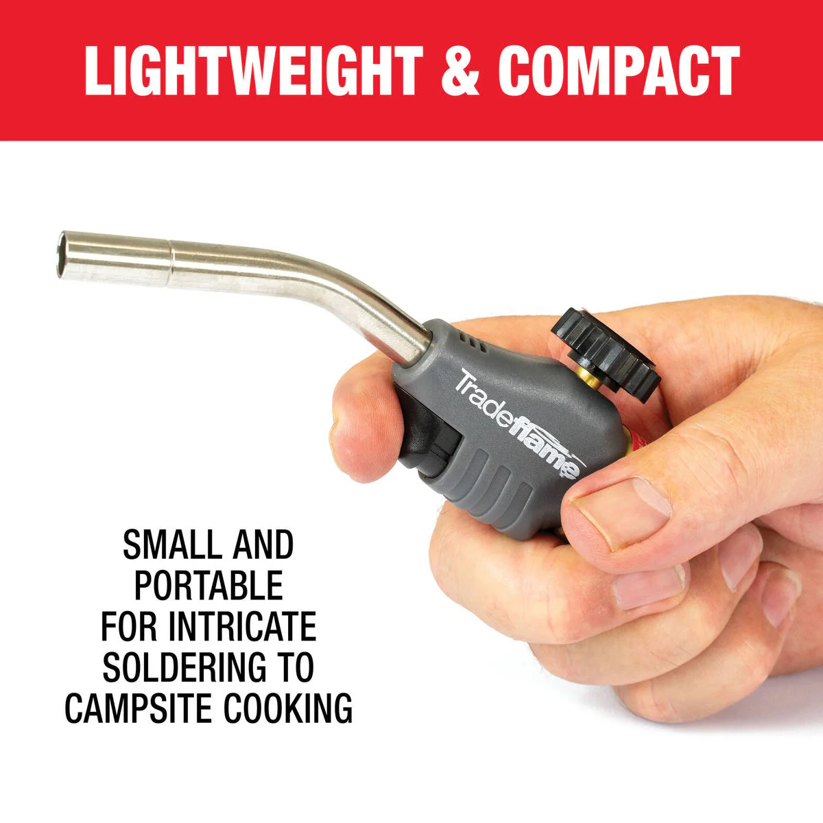 Mini Cyclone Torch - Compact Soldering Tool - 38mm x 132mm - Variable Flame Control - Image 3