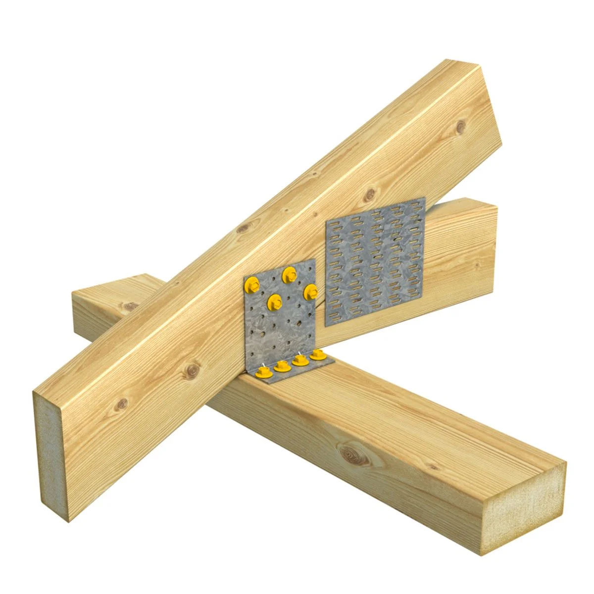 Mitek Concealed Purlin Cleat - 80mm x 30mm - Hidden Bracket - Wind Uplift - Image 3