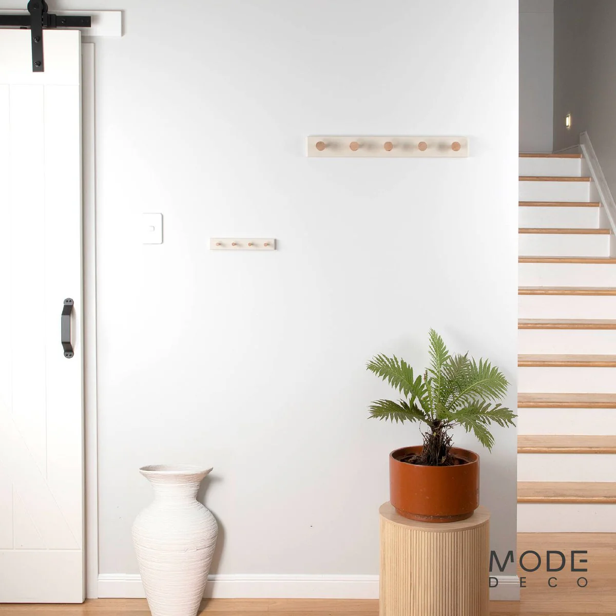 Mode 4 Timber Hooks Key Rack - 4 Hooks - Beige - 245mm x 40mm x 38mm - Image 5
