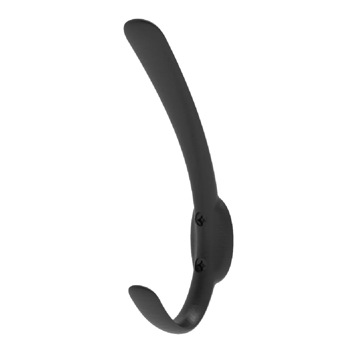 Mode Single Black Hat and Coat Hook - 17mm x 115mm x 45mm - Black