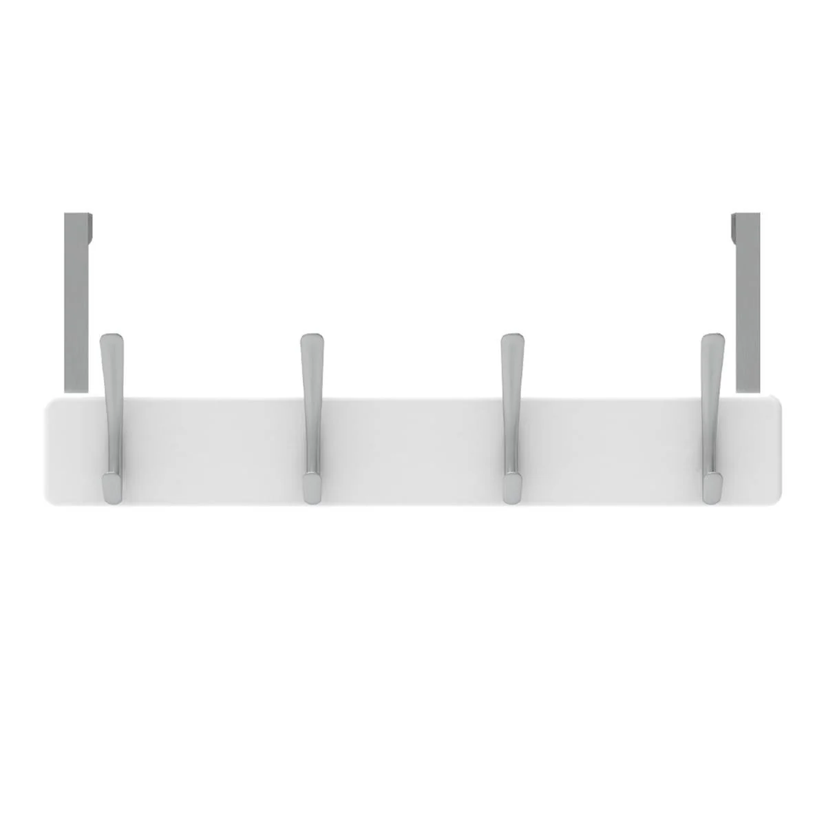 Mode 4 Over Door Hanger - 5 Hooks - 450mm x 70mm x 45mm - White